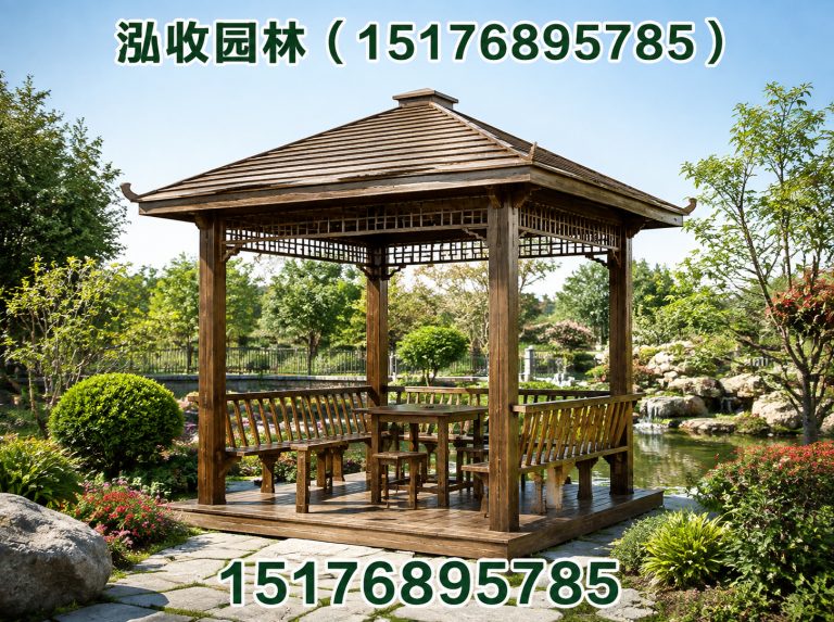 南京防腐木凉亭展示图